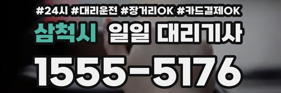 삼척시 일일 대리기사