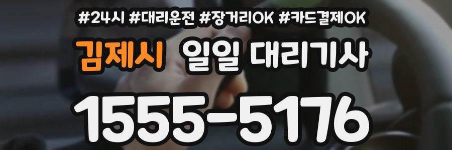 김제시 일일 대리기사