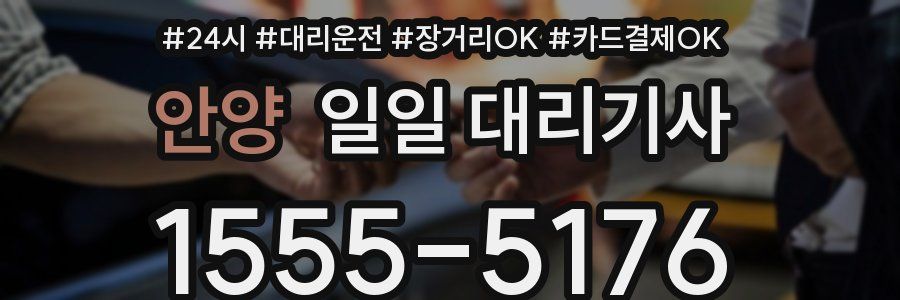 안양 일일 대리기사