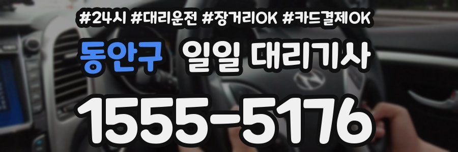 동안구 일일 대리기사