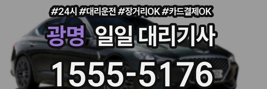 광명 일일 대리기사