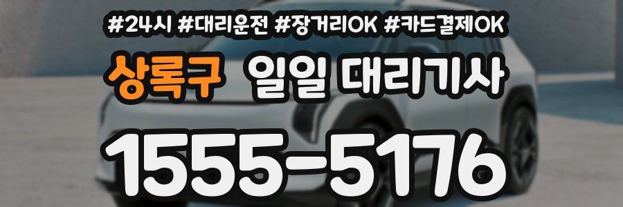 상록구 일일 대리기사