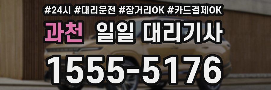 과천 일일 대리기사