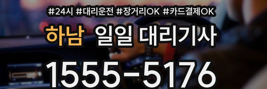 하남 일일 대리기사