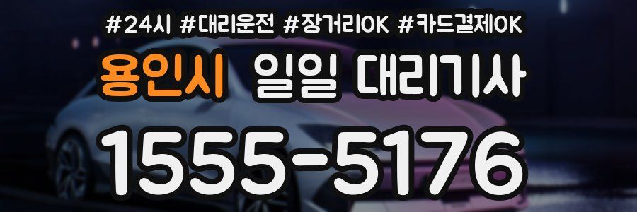 용인시 일일 대리기사