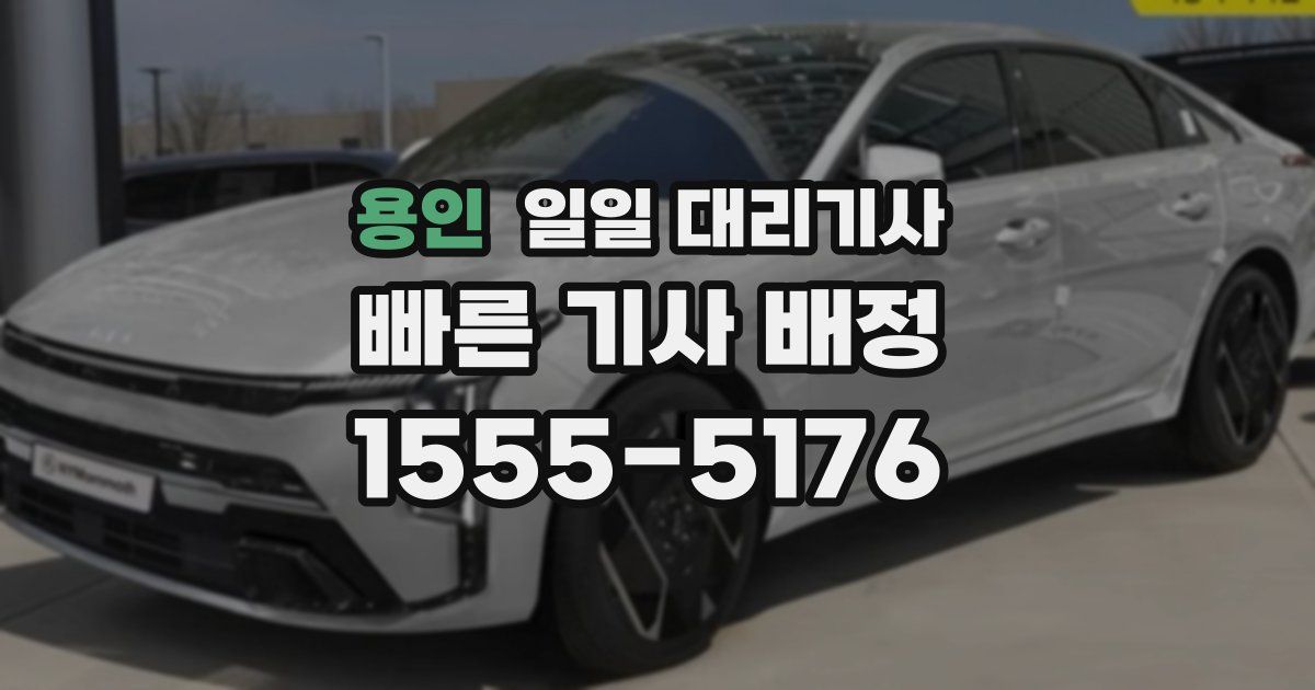 용인 일일 대리기사
