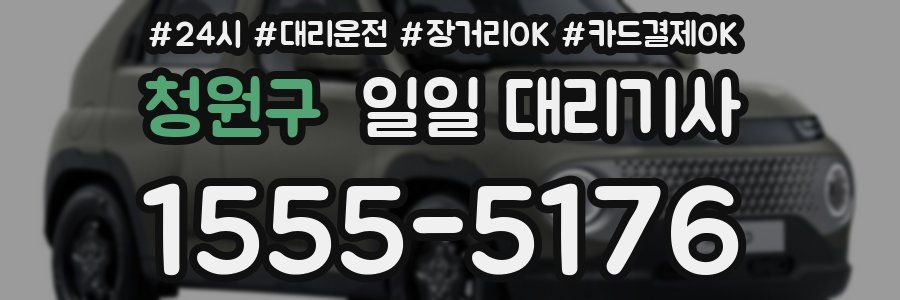 청원구 일일 대리기사