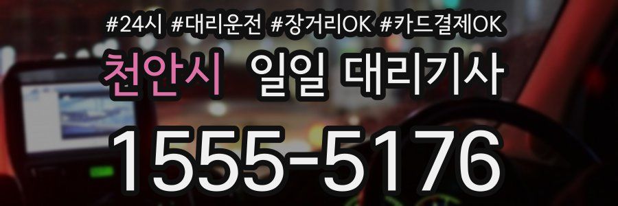 천안시 일일 대리기사