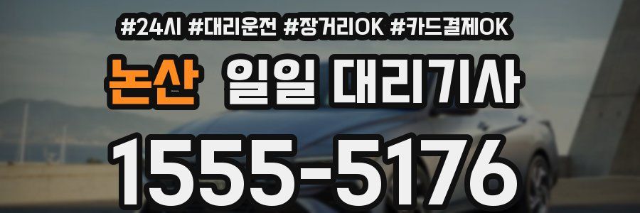 논산 일일 대리기사