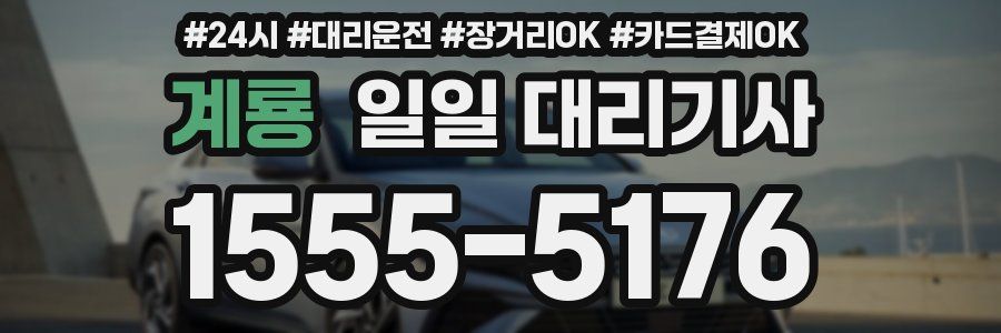 계룡 일일 대리기사