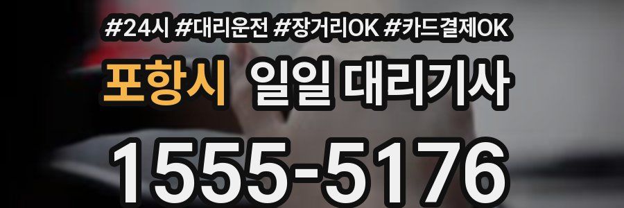 포항시 일일 대리기사