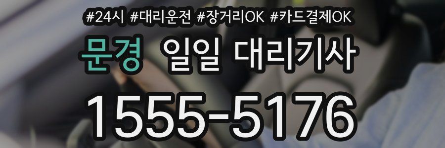 문경 일일 대리기사