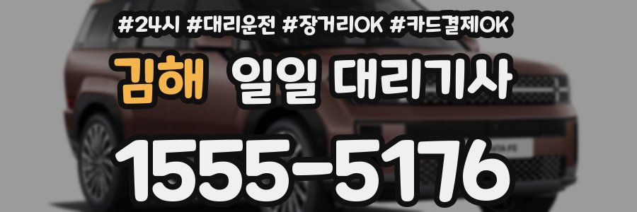 김해 일일 대리기사