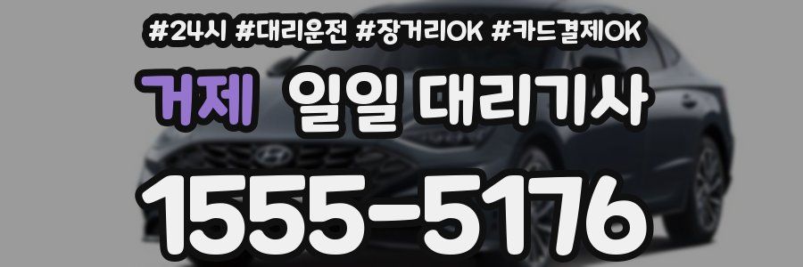 거제 일일 대리기사