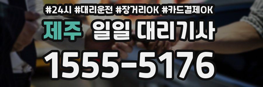 제주 일일 대리기사