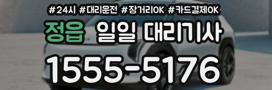 정읍 일일 대리기사