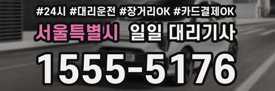 서울특별시 일일 대리기사