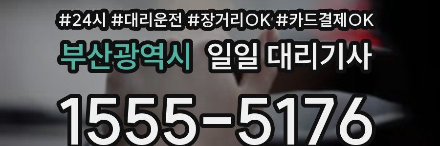 부산광역시 일일 대리기사