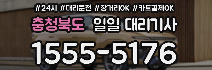 충청북도 일일 대리기사