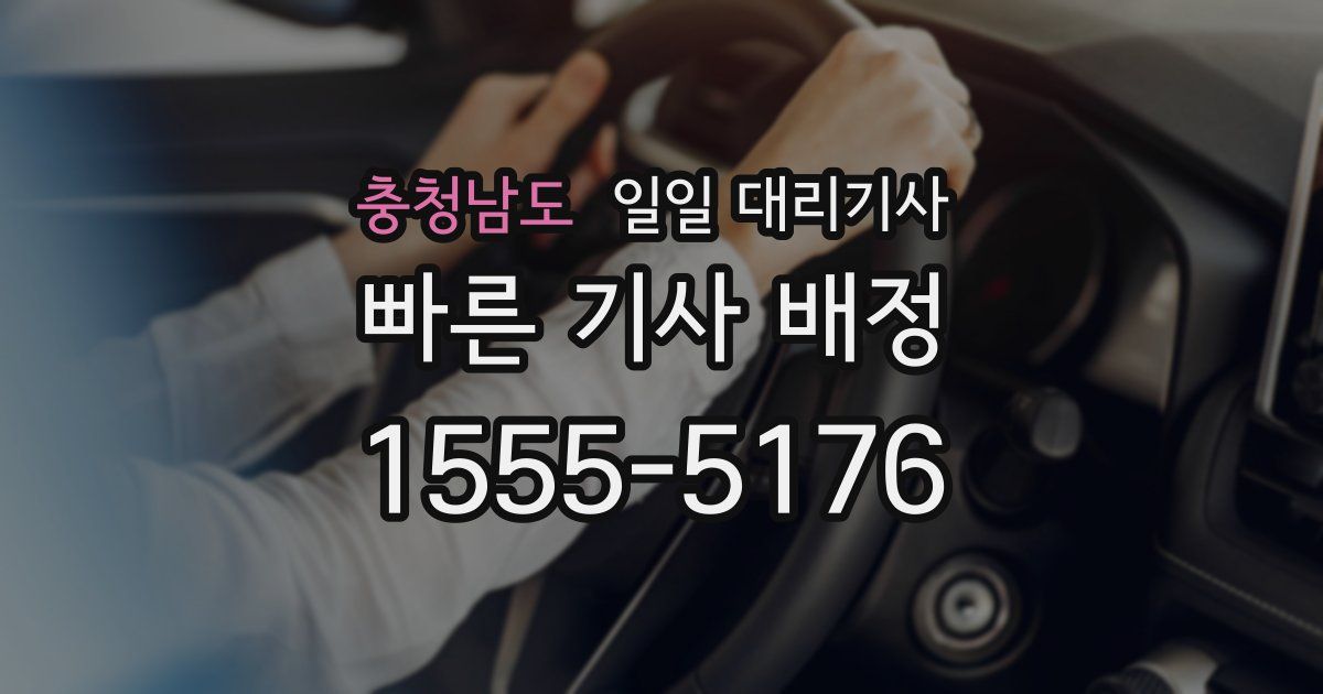 충청남도 일일 대리기사