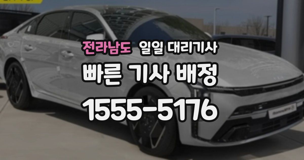전라남도 일일 대리기사