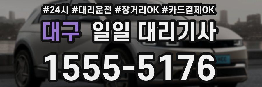 대구 일일 대리기사