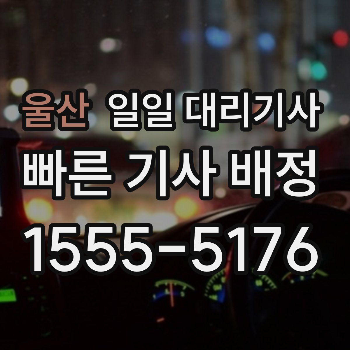 울산 일일 대리기사