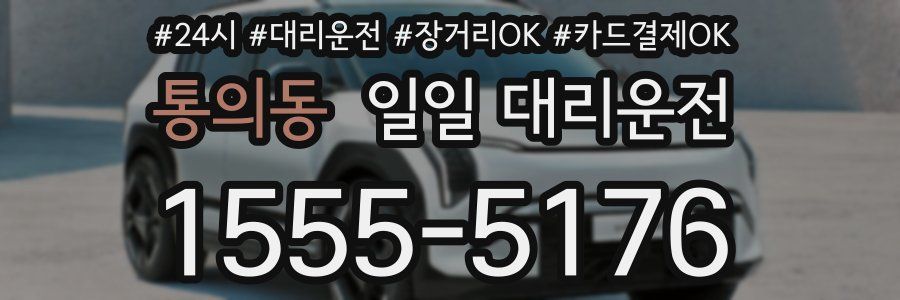 통의동 일일 대리운전