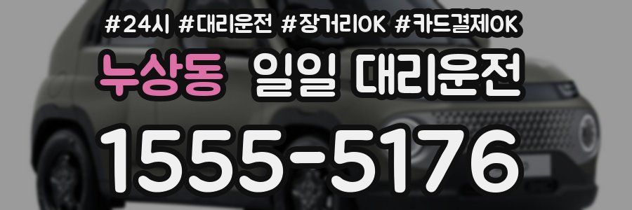누상동 일일 대리운전