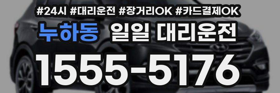 누하동 일일 대리운전