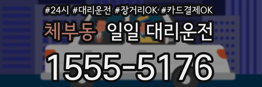 체부동 일일 대리운전