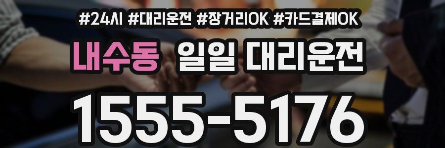 내수동 일일 대리운전