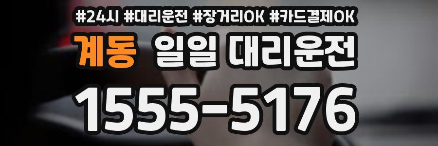 계동 일일 대리운전
