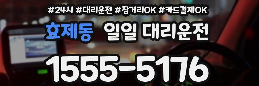 효제동 일일 대리운전