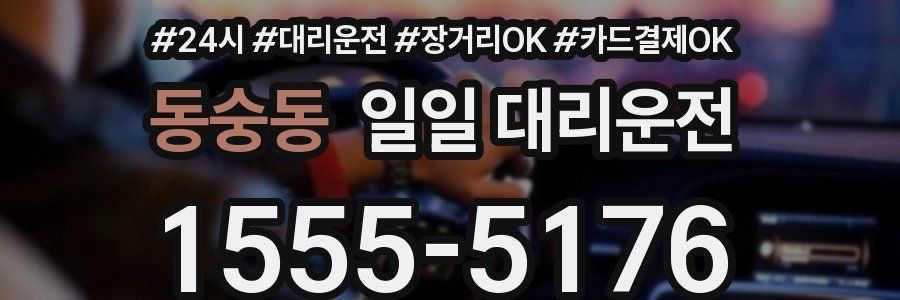 동숭동 일일 대리운전