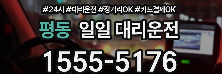 평동 일일 대리운전