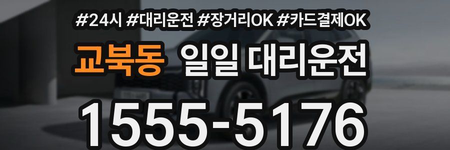 교북동 일일 대리운전