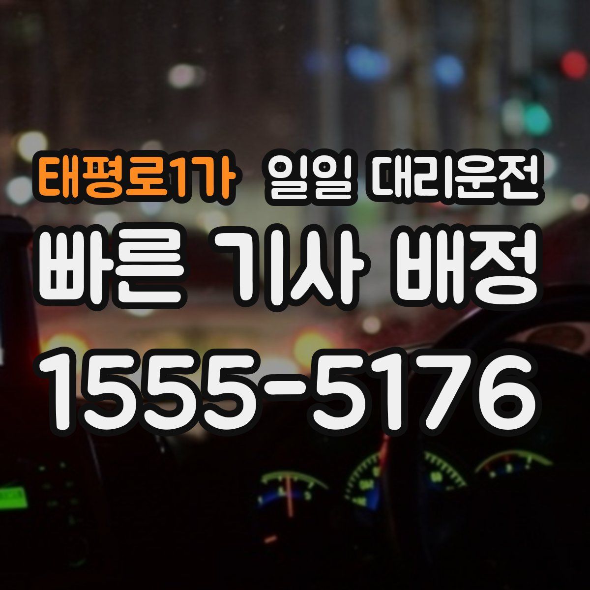태평로1가 일일 대리운전