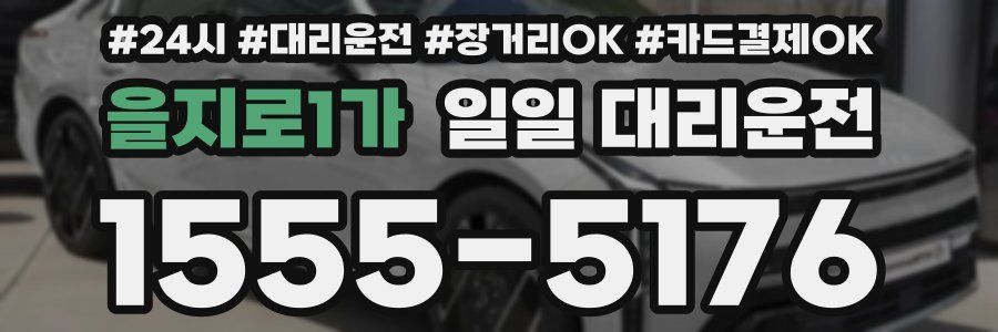 을지로1가 일일 대리운전
