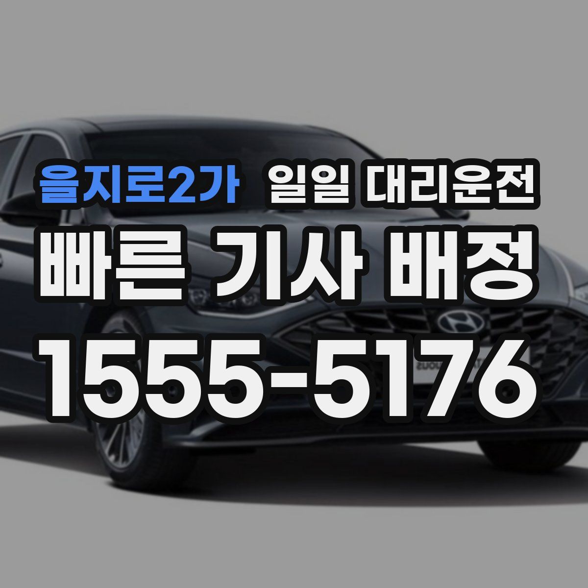 을지로2가 일일 대리운전