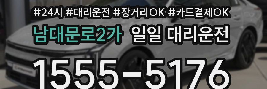남대문로2가 일일 대리운전
