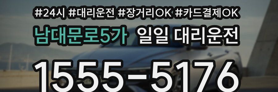 남대문로5가 일일 대리운전