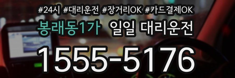 봉래동1가 일일 대리운전