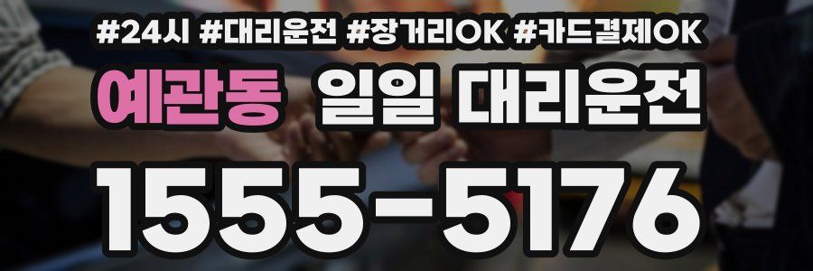 예관동 일일 대리운전