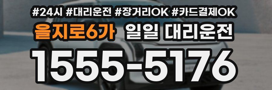 을지로6가 일일 대리운전