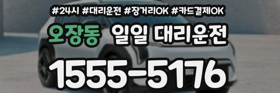 오장동 일일 대리운전