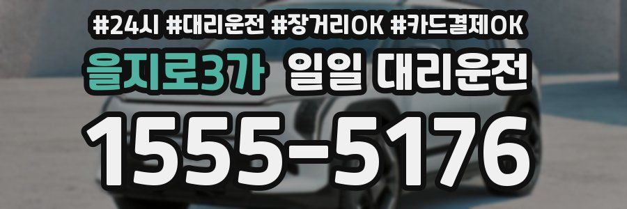 을지로3가 일일 대리운전