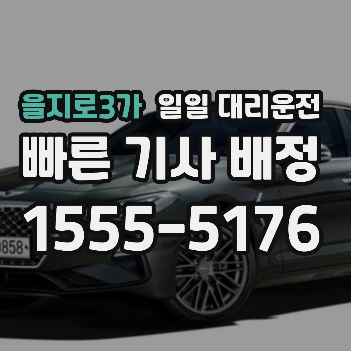 을지로3가 일일 대리운전