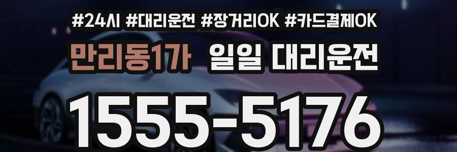 만리동1가 일일 대리운전