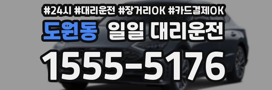 도원동 일일 대리운전